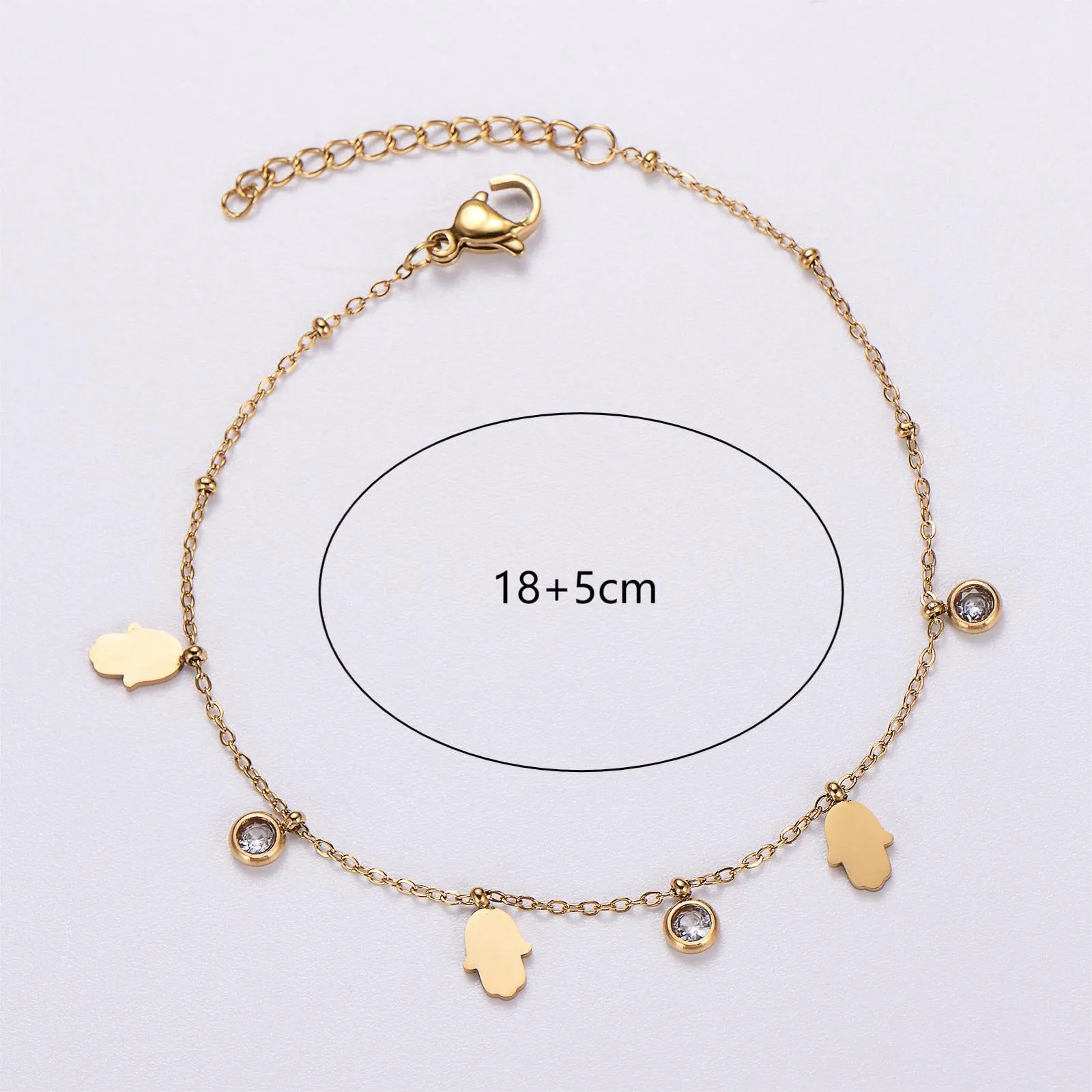 6 Pcs Women Minimalist Dragonfly Butterfly Stainless Steel Electroplating Bracelets