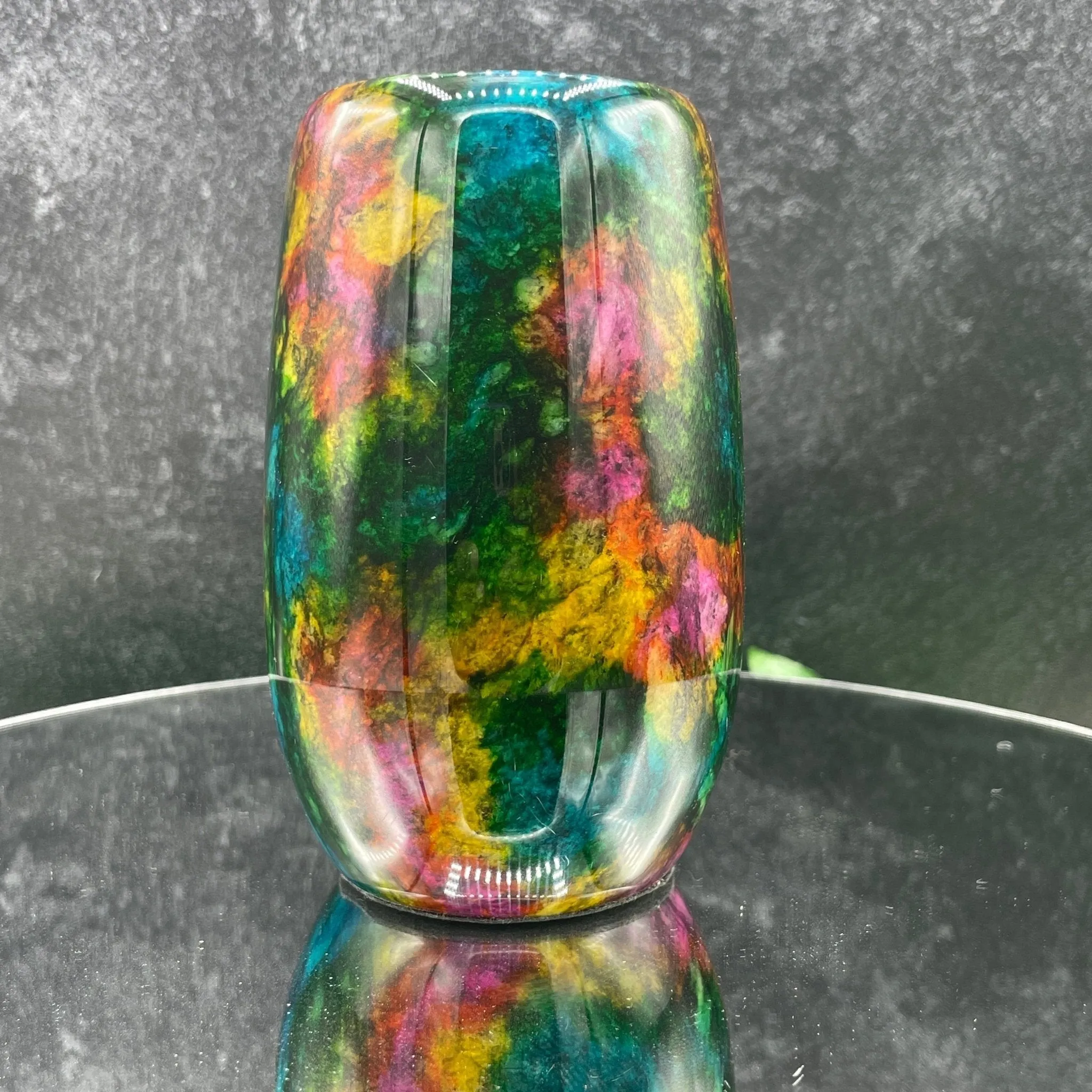 7 Color Jade Vase