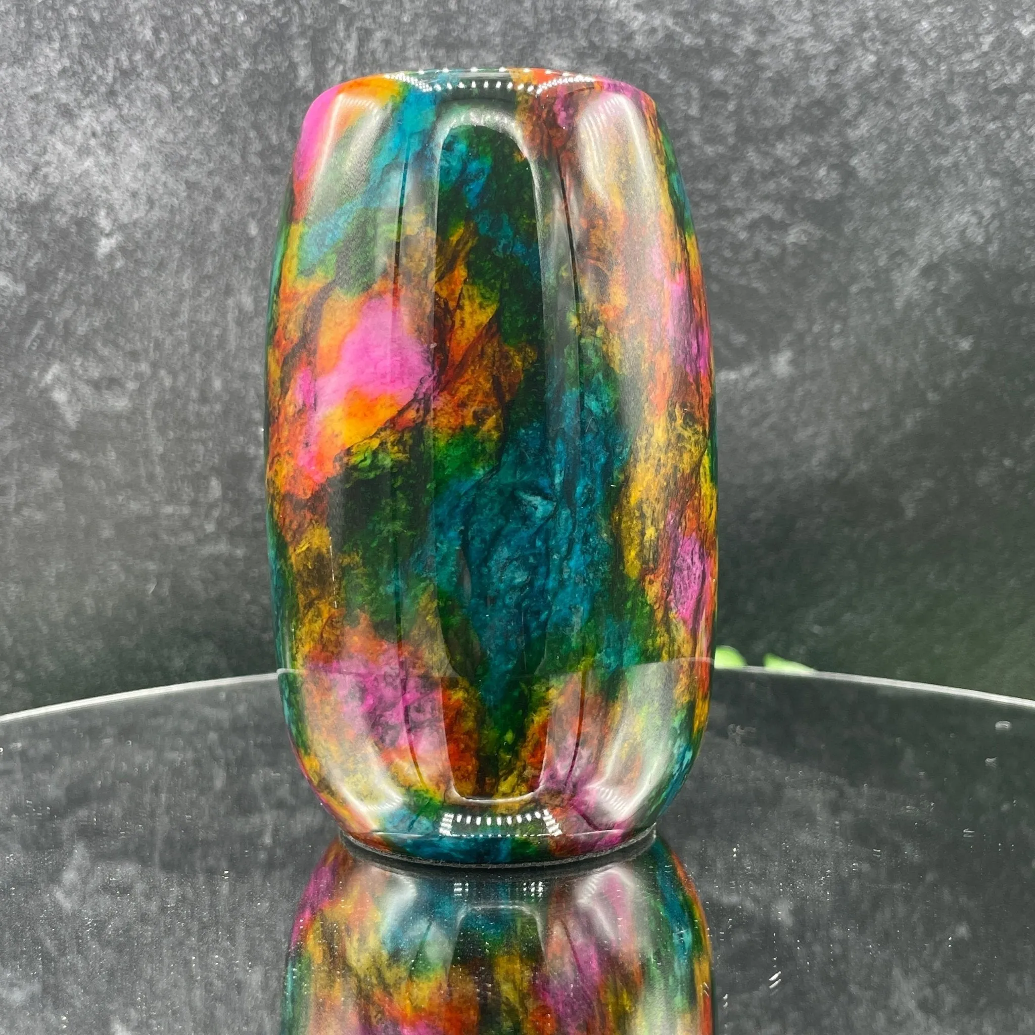 7 Color Jade Vase
