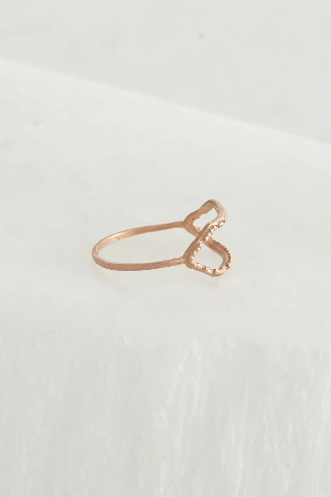 Adeline 14K Rose Gold Ancient Window Ring