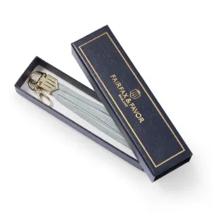 Fairfax & Favor Finsbury Keyring Tassel - Baby Blue