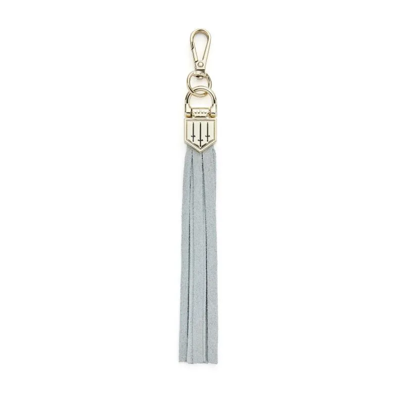 Fairfax & Favor Finsbury Keyring Tassel - Baby Blue