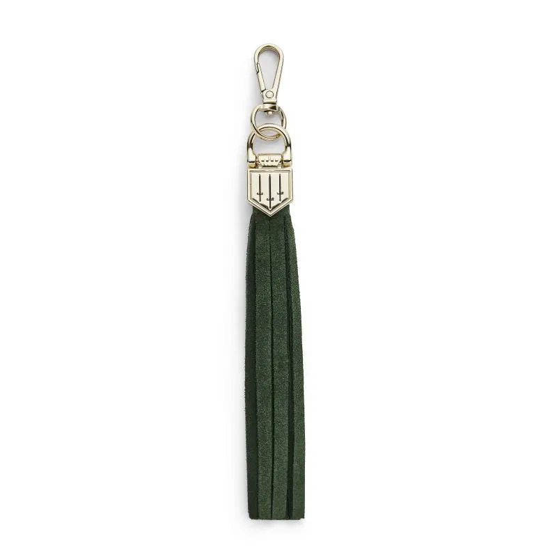 Fairfax & Favor Finsbury Keyring Tassel - Forest Green