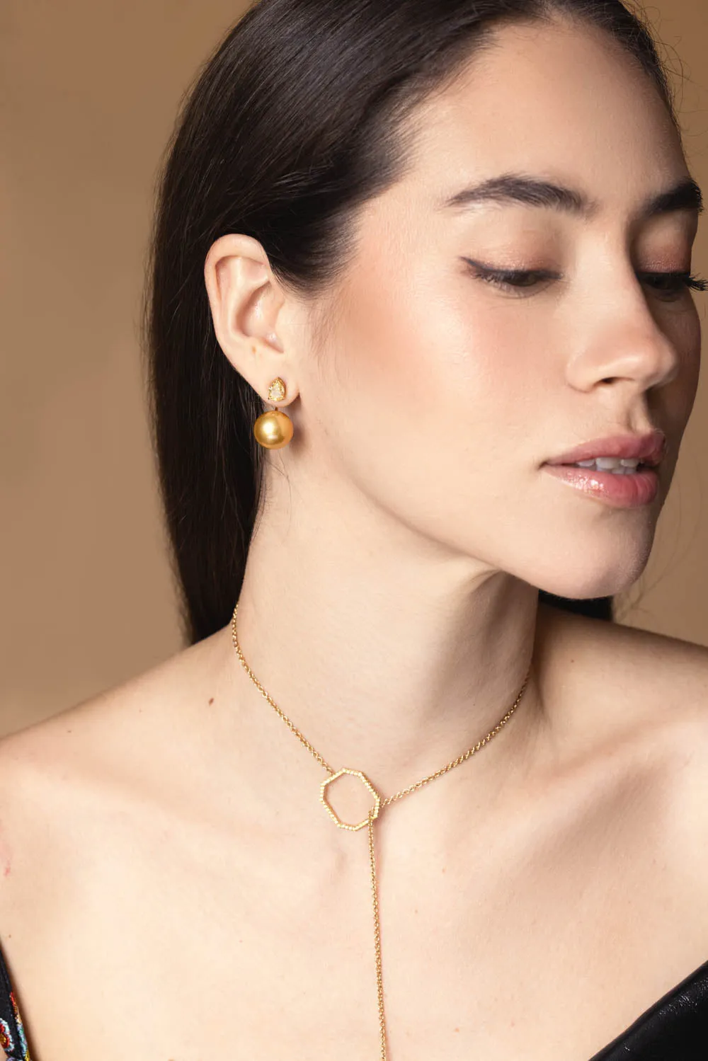 Floating Orb Earrings