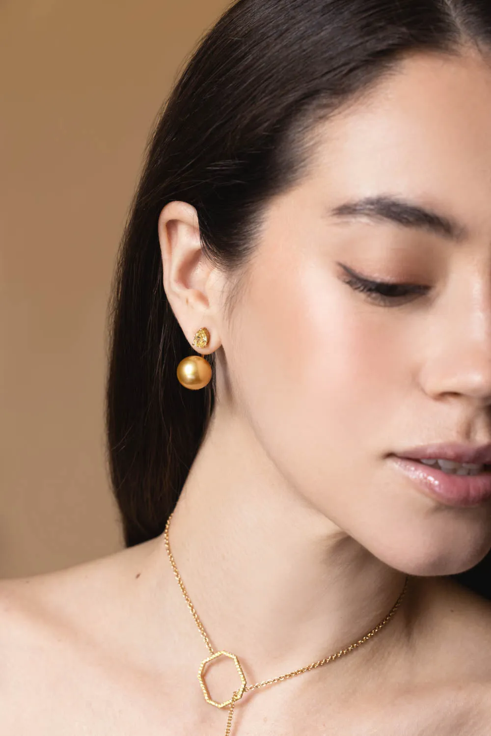 Floating Orb Earrings