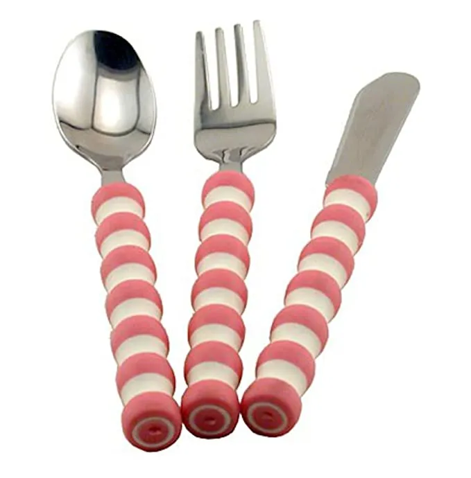 Gripables Utensils - Pink