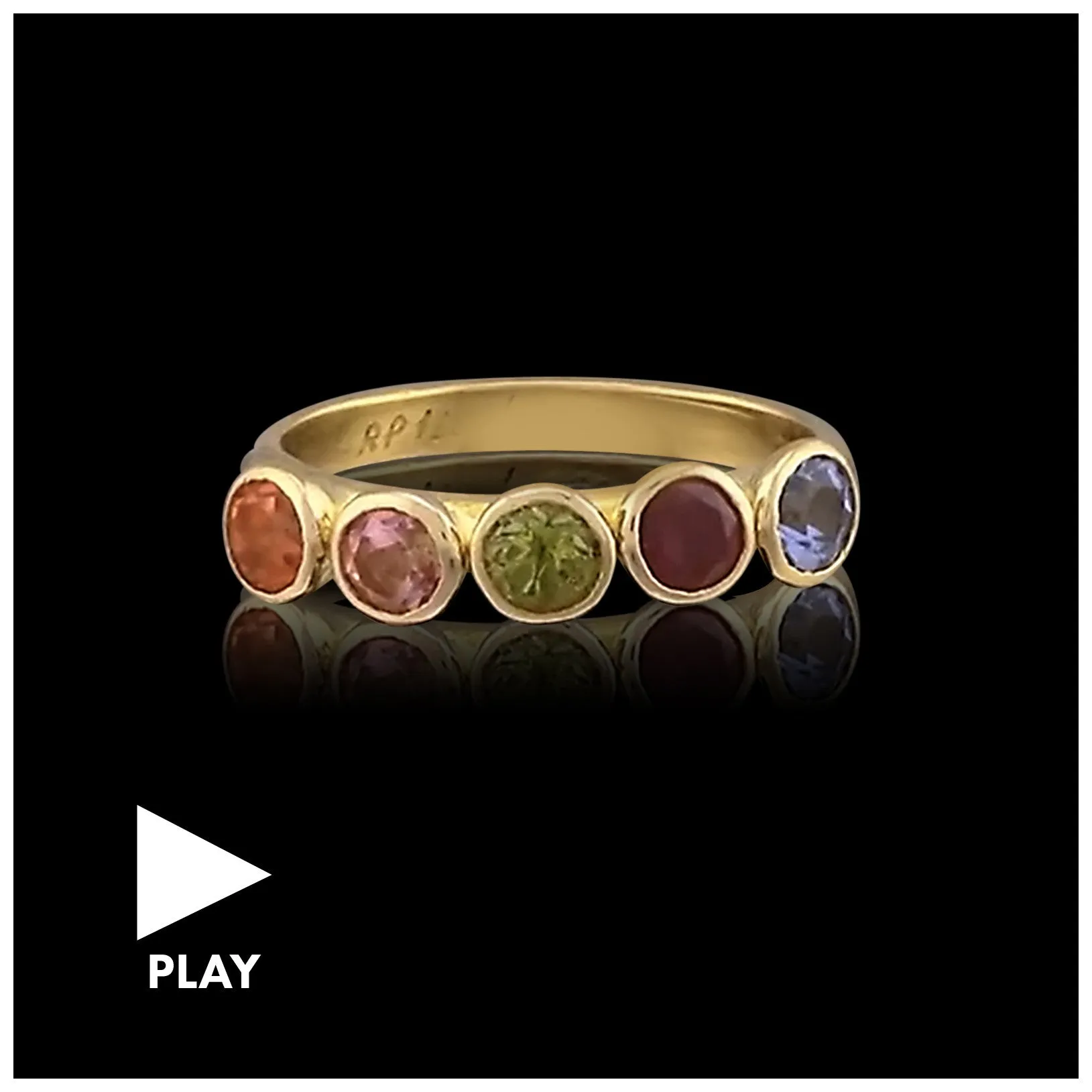 Gurhan Multi Gemstone 22k Ring