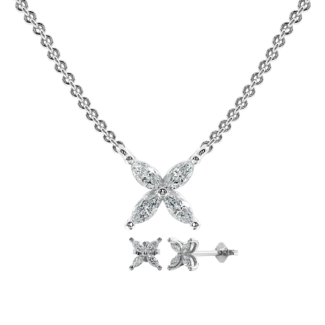Imagine Diamond Earring & Necklace Set