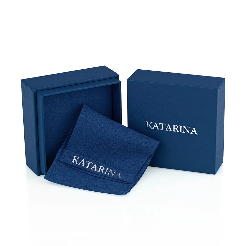 KATARINA Three Diamond Pendant Necklace (1/4 cttw IJ, I1)