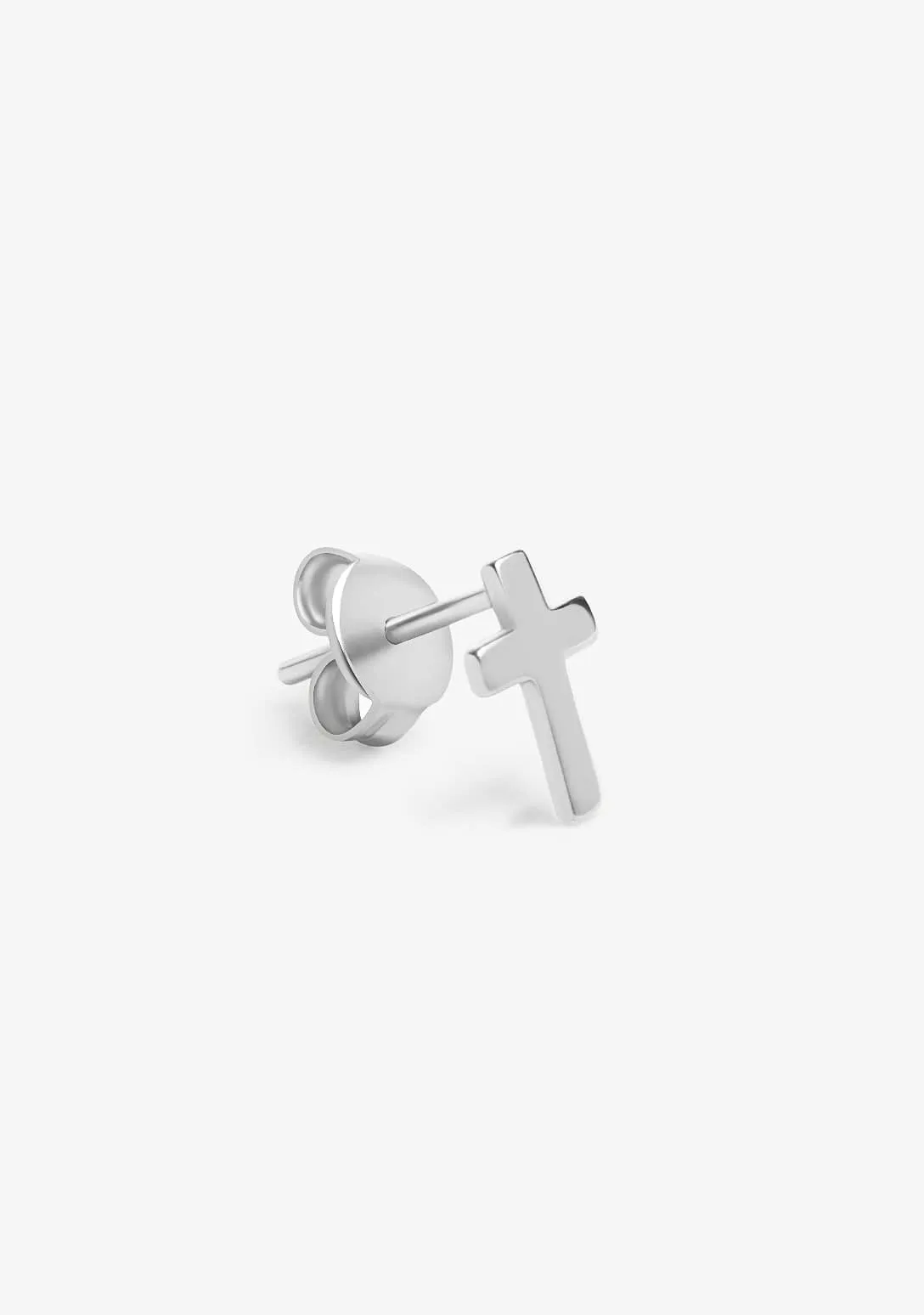 Mini Cross Piercing Silver