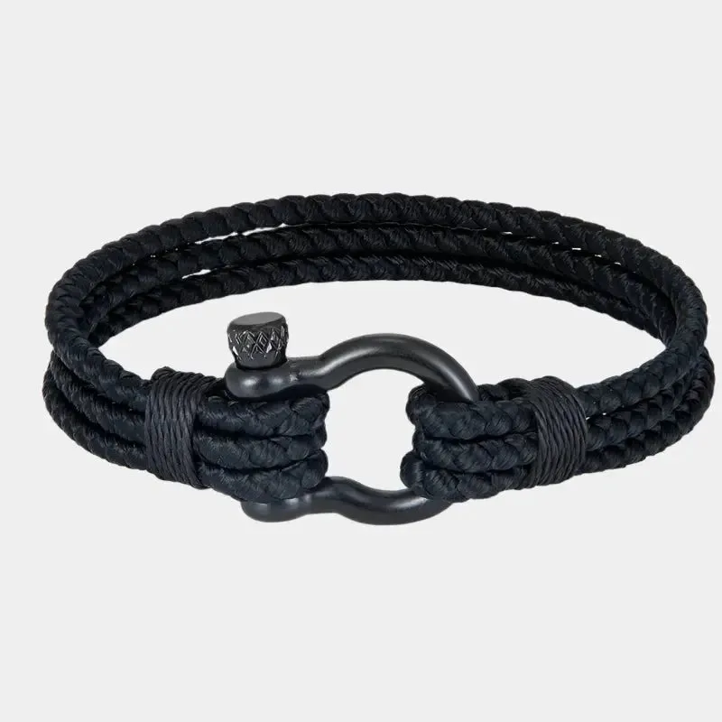 Minimalist Nautical Bracelet - Cross & Crown