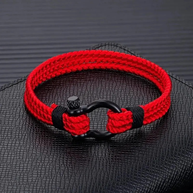 Minimalist Nautical Bracelet - Cross & Crown