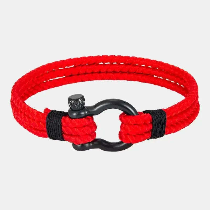 Minimalist Nautical Bracelet - Cross & Crown