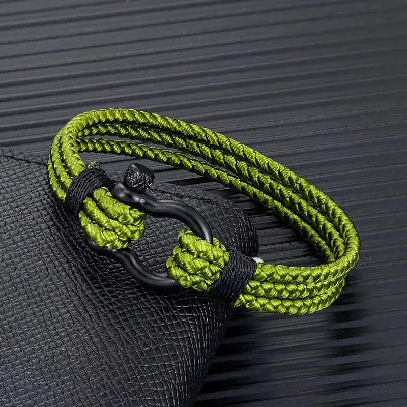 Minimalist Nautical Bracelet - Cross & Crown