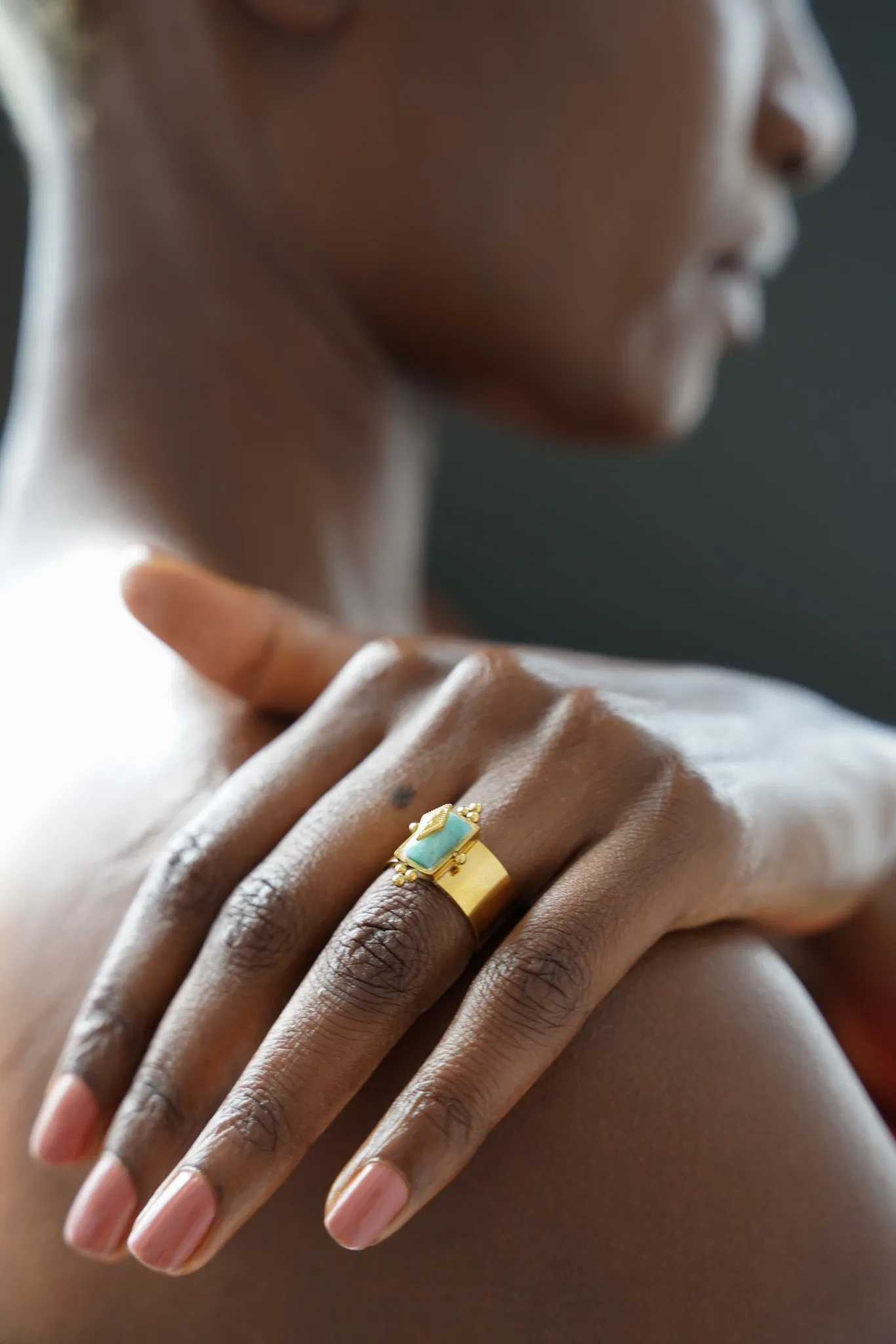 Mint Stone Ring