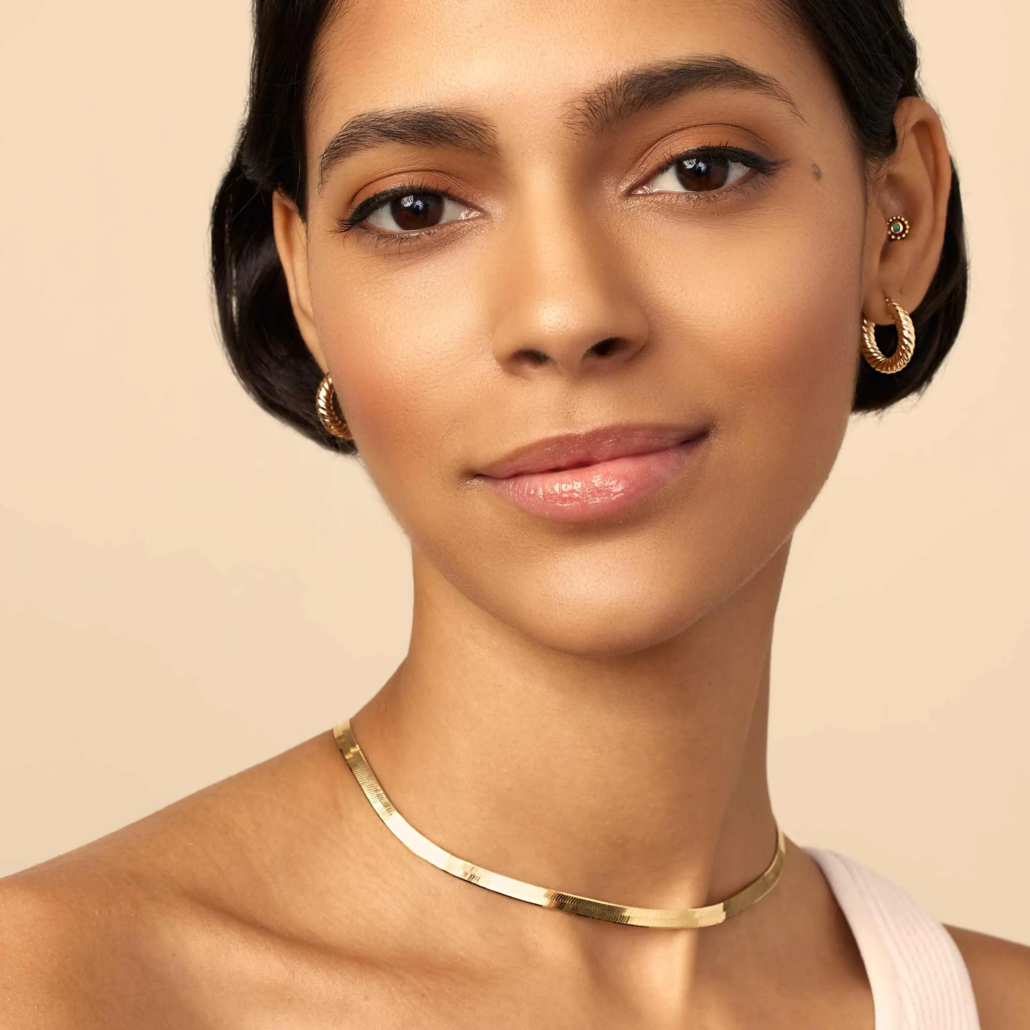 Park Avenue Statement Herringbone Choker