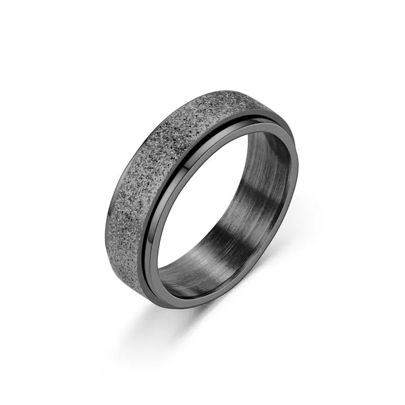 Rainbow Silver Color Relieve Stress Rings