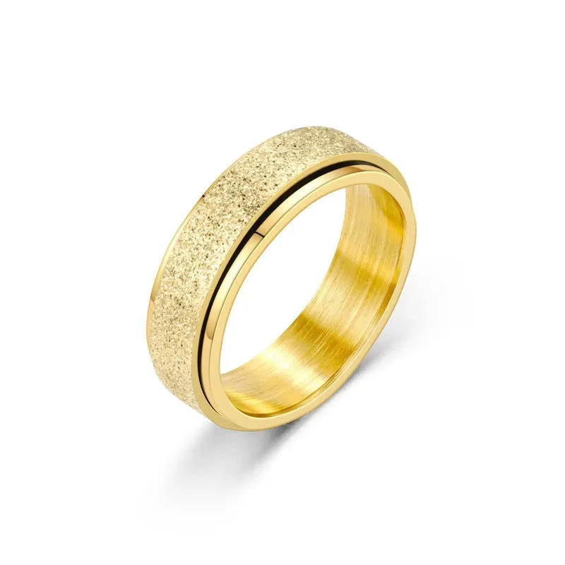 Rainbow Silver Color Relieve Stress Rings